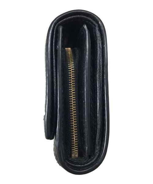 GUCCI（グッチ）GUCCI (グッチ) シェリーラインGGマーモントウォレット ブラックの古着・服飾アイテム