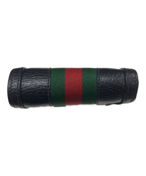 GUCCI（グッチ）GUCCI (グッチ) シェリーラインGGマーモントウォレット ブラックの古着・服飾アイテム
