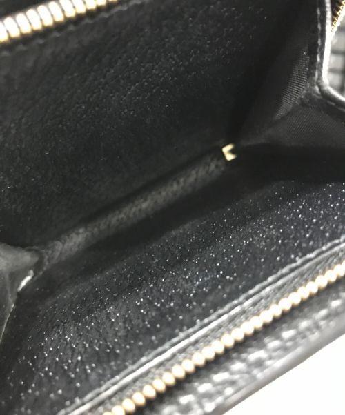 GUCCI（グッチ）GUCCI (グッチ) シェリーラインGGマーモントウォレット ブラックの古着・服飾アイテム