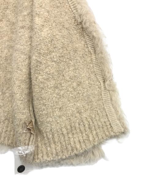 TODAYFUL（トゥデイフル）TODAYFUL (トゥデイフル) Brashed Mix Cardigan ベージュ サイズ:Fの古着・服飾アイテム