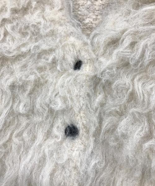 TODAYFUL（トゥデイフル）TODAYFUL (トゥデイフル) Brashed Mix Cardigan ベージュ サイズ:Fの古着・服飾アイテム