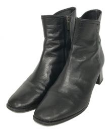 MACKINTOSH PHILOSOPHY（マッキントッシュ フィロソフィー）の古着「スクエアトゥショートブーツ」｜ブラック