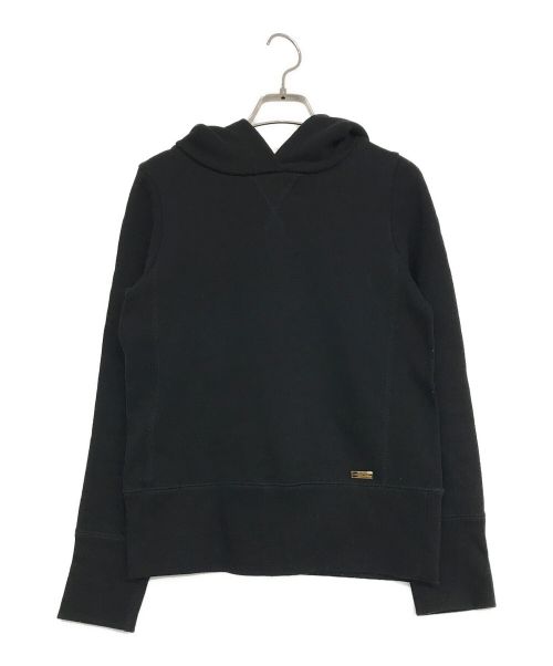 MICA&DEAL（マイカアンドディール）MICA&DEAL (マイカ＆ディール) 度詰裏毛パーカー ブラック サイズ:36の古着・服飾アイテム