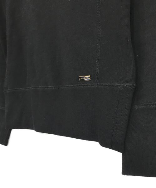 MICA&DEAL（マイカアンドディール）MICA&DEAL (マイカ＆ディール) 度詰裏毛パーカー ブラック サイズ:36の古着・服飾アイテム