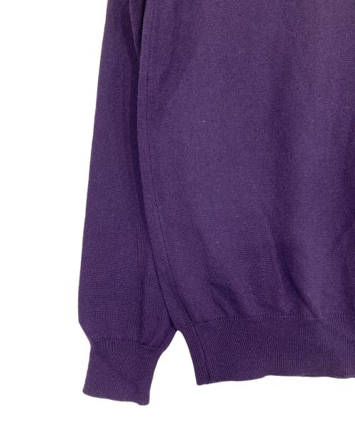 Alessandro Luppi（アレッサンドロ ルッピ）Alessandro Luppi (アレッサンドロ ルッピ) クルーネックニット パープル サイズ:46の古着・服飾アイテム