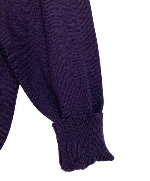 Alessandro Luppi（アレッサンドロ ルッピ）Alessandro Luppi (アレッサンドロ ルッピ) クルーネックニット パープル サイズ:46の古着・服飾アイテム