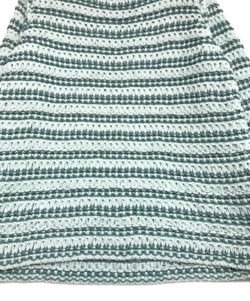 BATONER（バトナ―）BATONER (バトナ―) LOW GAUGE MIX YARN CREW NECK スカイブルー サイズ:1の古着・服飾アイテム