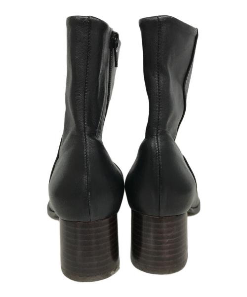 FLATTERED（フラッタード）FLATTERED (フラッタード) スクエアトゥーブーツ ブラック サイズ:36の古着・服飾アイテム