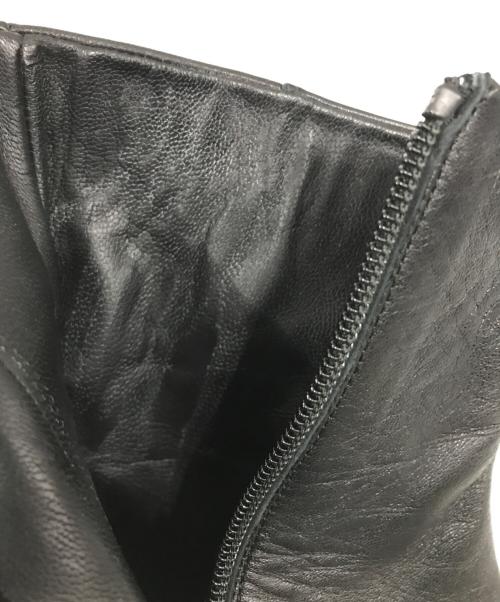 FLATTERED（フラッタード）FLATTERED (フラッタード) スクエアトゥーブーツ ブラック サイズ:36の古着・服飾アイテム