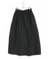 かぐれ（カグレ）の古着「コットンバックサテンコクーンスカート」｜ブラック