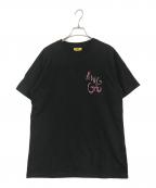 KING GNUキングヌー）の古着「COLLAGED CROWN Tシャツ」｜ブラック