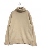 DEUXIEME CLASSEドゥーズィエム クラス）の古着「ミドルゲージタートル - ニット」｜ベージュ
