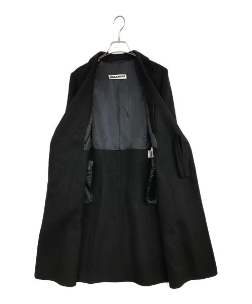 JIL SANDER（ジルサンダー）JIL SANDER (ジルサンダー) カシミアチェスターコート ブラック サイズ:SIZE 34の古着・服飾アイテム