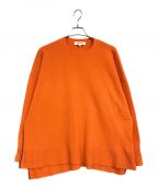 ENFOLDエンフォルド）の古着「LOOSE BOX PULLOVER」｜オレンジ