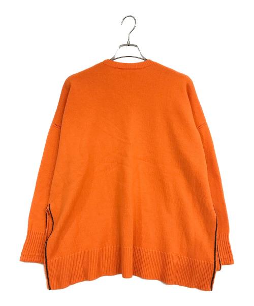 ENFOLD（エンフォルド）ENFOLD (エンフォルド) LOOSE BOX PULLOVER オレンジ サイズ:SIZE 38の古着・服飾アイテム