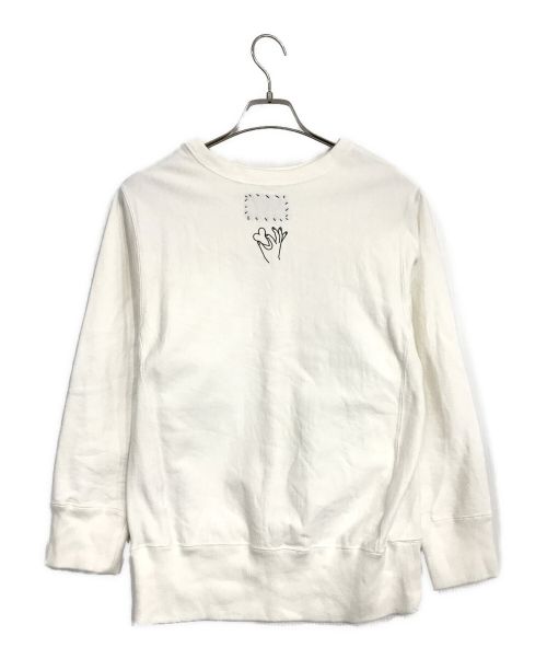 R.H.Vintage（ロンハーマン・ヴィンテージ）R.H.Vintage (ロンハーマン・ヴィンテージ) Whole Loveスウェット ホワイト サイズ:SIZE XSの古着・服飾アイテム