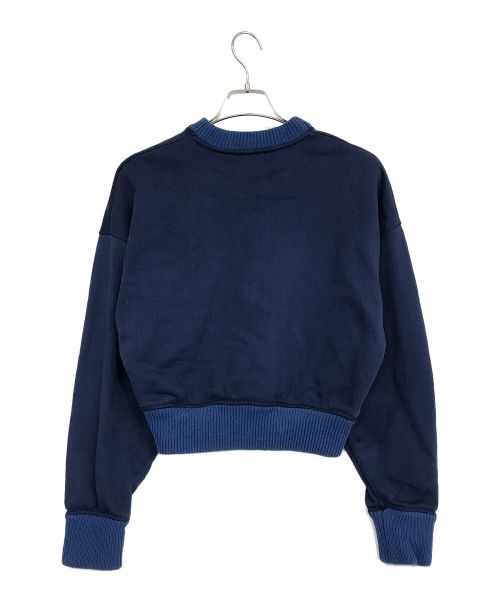 LOEWE（ロエベ）LOEWE (ロエベ) アナグラムロゴコットンクロップドスウェット ネイビー サイズ:SIZE XSの古着・服飾アイテム