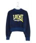 LOEWE（ロエベ）の古着「アナグラムロゴコットンクロップドスウェット」｜ネイビー
