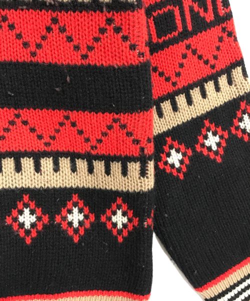 BURBERRY（バーバリー）BURBERRY (バーバリー) 総柄ロゴカシミアニット ベージュ サイズ:SZIE Mの古着・服飾アイテム