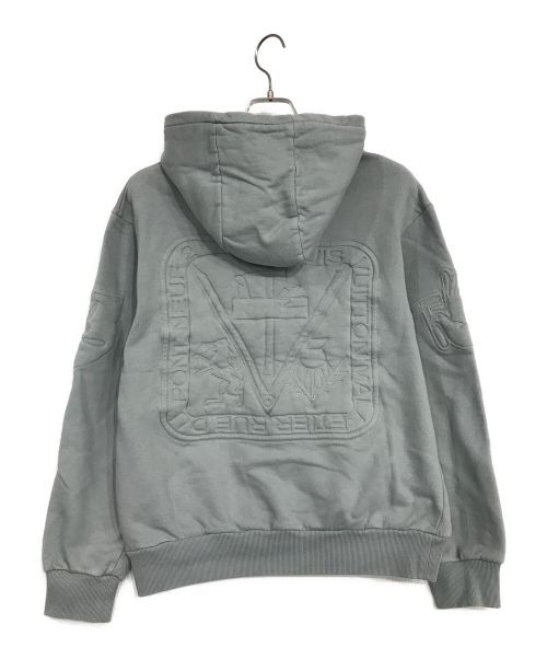 LOUIS VUITTON（ルイ ヴィトン）LOUIS VUITTON (ルイ ヴィトン) 3Dパデッドエンブロイダリープルオーバースウェットパーカー グレー サイズ:SIZE XSの古着・服飾アイテム