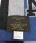 中古・古着 LOUIS VUITTON (ルイ ヴィトン) エシャルプLVリーグ マフラー ブルー×グレー：19000円