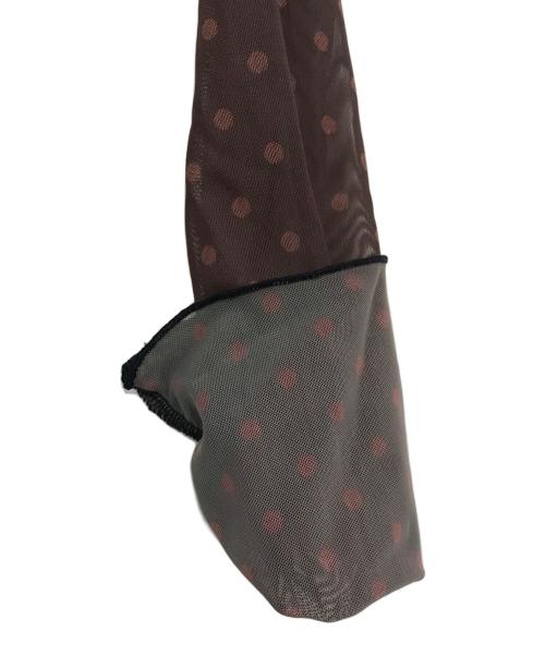 COCODEAL（ココディール）COCODEAL (ココディール) フラワーチュールギャザーワンピース ブラウン サイズ:1の古着・服飾アイテム