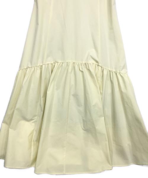 Apuweiser-riche（アプワイザーリッシェ）Apuweiser-riche (アプワイザーリッシェ) Vネックカラーワンピース イエロー サイズ:2の古着・服飾アイテム