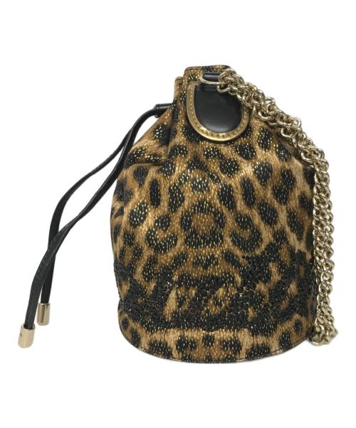 Christian Louboutin（クリスチャン・ルブタン）Christian Louboutin (クリスチャン・ルブタン) マリージェーンチェーンバッグ ブラウンの古着・服飾アイテム