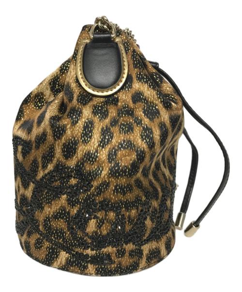 Christian Louboutin（クリスチャン・ルブタン）Christian Louboutin (クリスチャン・ルブタン) マリージェーンチェーンバッグ ブラウンの古着・服飾アイテム