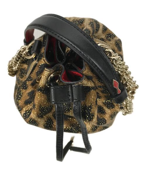 Christian Louboutin（クリスチャン・ルブタン）Christian Louboutin (クリスチャン・ルブタン) マリージェーンチェーンバッグ ブラウンの古着・服飾アイテム