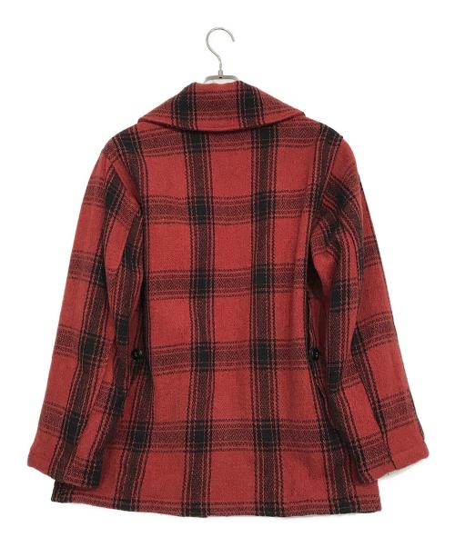 LEVI'S（リーバイス）LEVI'S (リーバイス) マッキーノジャケット ブラック×レッド サイズ:MEDIUMの古着・服飾アイテム