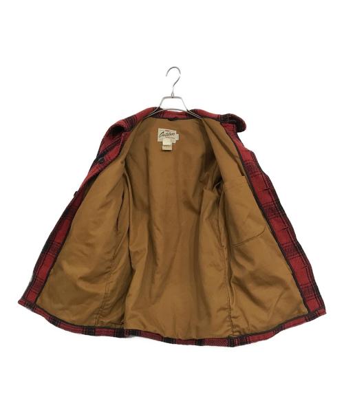 LEVI'S（リーバイス）LEVI'S (リーバイス) マッキーノジャケット ブラック×レッド サイズ:MEDIUMの古着・服飾アイテム