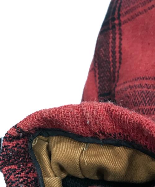 LEVI'S（リーバイス）LEVI'S (リーバイス) マッキーノジャケット ブラック×レッド サイズ:MEDIUMの古着・服飾アイテム