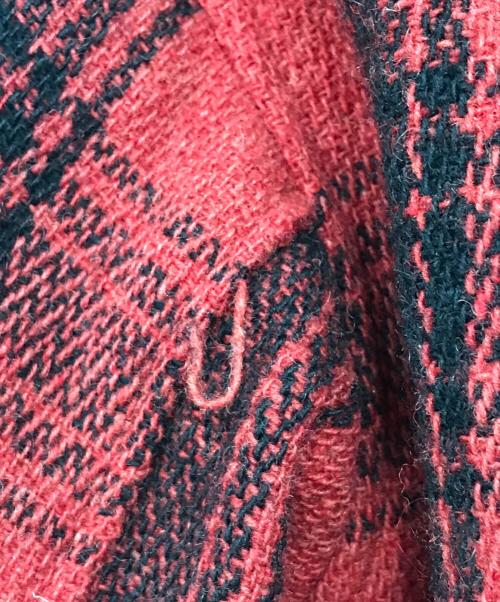 LEVI'S（リーバイス）LEVI'S (リーバイス) マッキーノジャケット ブラック×レッド サイズ:MEDIUMの古着・服飾アイテム