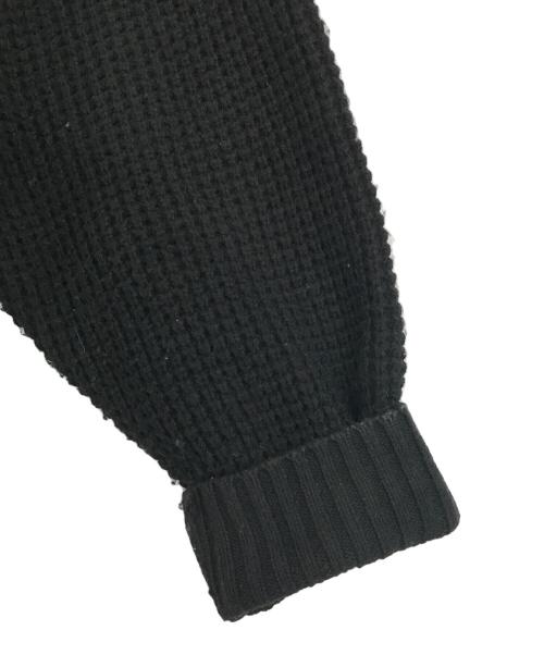 RIM.ARK（リムアーク）RIM.ARK (リムアーク) Combination knit CD ブラック サイズ:Fの古着・服飾アイテム