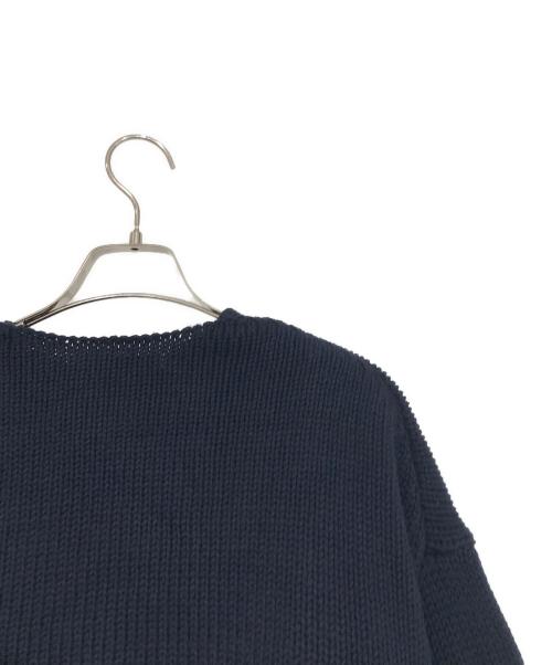 ETRE TOKYO（エトレトウキョウ）ETRE TOKYO (エトレトウキョウ) ツーピースクロップドニット ネイビー サイズ:Fの古着・服飾アイテム