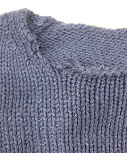 ETRE TOKYO（エトレトウキョウ）ETRE TOKYO (エトレトウキョウ) ツーピースクロップドニット ネイビー サイズ:Fの古着・服飾アイテム