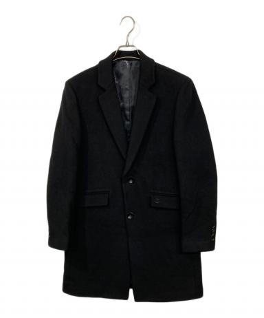 カシミヤ100%ロベルトカヴァーニcavani新品未使用タグ付チェスターコート黒 中古・古着通販】ROBERT CAVANI (ロベルトカバーニ) チェスターコート
