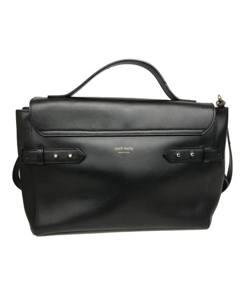 Meli Melo（メリ・メロ）Meli Melo (メリ・メロ) 2WAYバッグ ブラックの古着・服飾アイテム