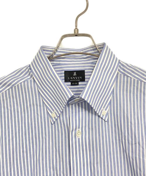 LANVIN COLLECTION（ランバンコレクション）LANVIN COLLECTION (ランバンコレクション) ボタンダウンシャツ ブルー サイズ:43-84の古着・服飾アイテム
