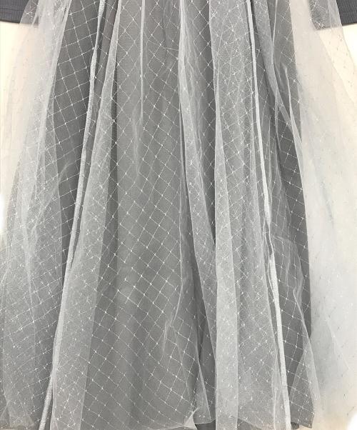 Resexxy（リゼクシー）RESEXXY (リゼクシー) シャイニーフレアワンピース ブルー サイズ:FREEの古着・服飾アイテム