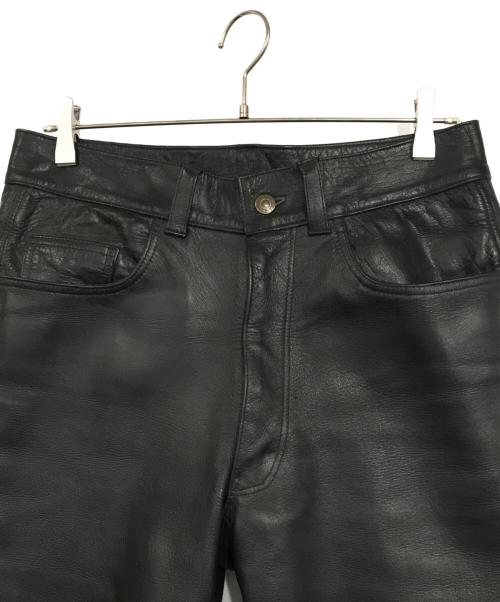 Red Bull Leathers（レッドブルレザー）Red Bull Leathers (レッドブルレザー) レザーパンツ ブラック サイズ:34の古着・服飾アイテム