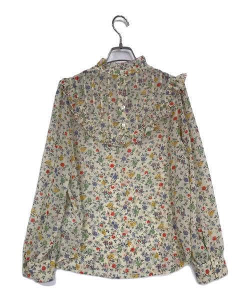 SLOBE IENA（スローブ イエナ）SLOBE IENA (スローブ イエナ) Hareko.FLOWER プリントブラウス ベージュ サイズ:FREEの古着・服飾アイテム