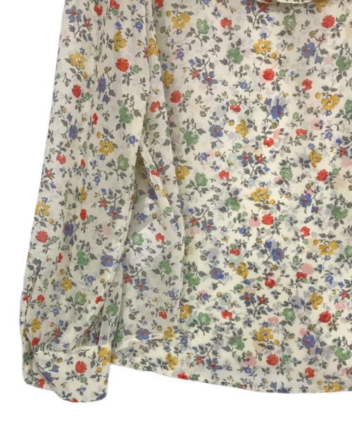 SLOBE IENA（スローブ イエナ）SLOBE IENA (スローブ イエナ) Hareko.FLOWER プリントブラウス ベージュ サイズ:FREEの古着・服飾アイテム