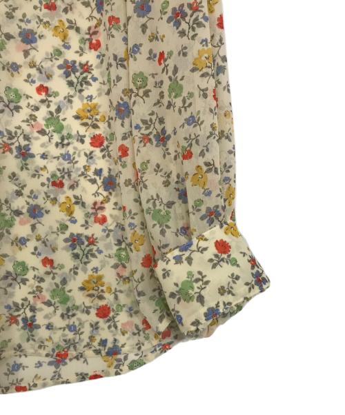 SLOBE IENA（スローブ イエナ）SLOBE IENA (スローブ イエナ) Hareko.FLOWER プリントブラウス ベージュ サイズ:FREEの古着・服飾アイテム