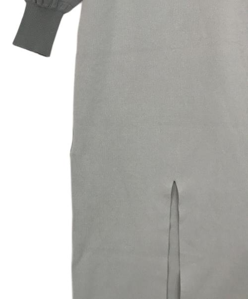 Resexxy（リゼクシー）RESEXXY (リゼクシー) シアーカーデコンビニットワンピース グレー サイズ:FREEの古着・服飾アイテム