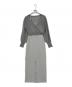 RESEXXY（リゼクシー）の古着「シアーカーデコンビニットワンピース」｜グレー