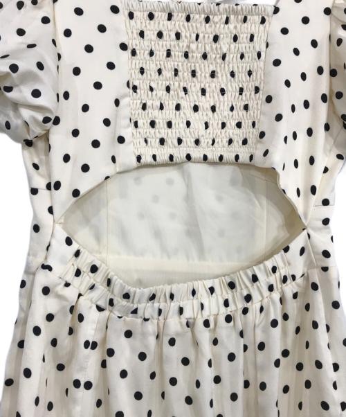 Resexxy（リゼクシー）Resexxy (リゼクシー) バブルスリーブマーメイドワンピース ベージュ サイズ:Fの古着・服飾アイテム