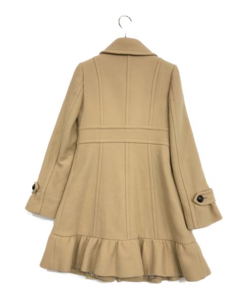 BURBERRY BLUE LABEL（バーバリーロンドンブルーレーベル）BURBERRY BLUE LABEL (バーバリーブルーレーベル) シングルフレアコート ベージュ サイズ:38の古着・服飾アイテム