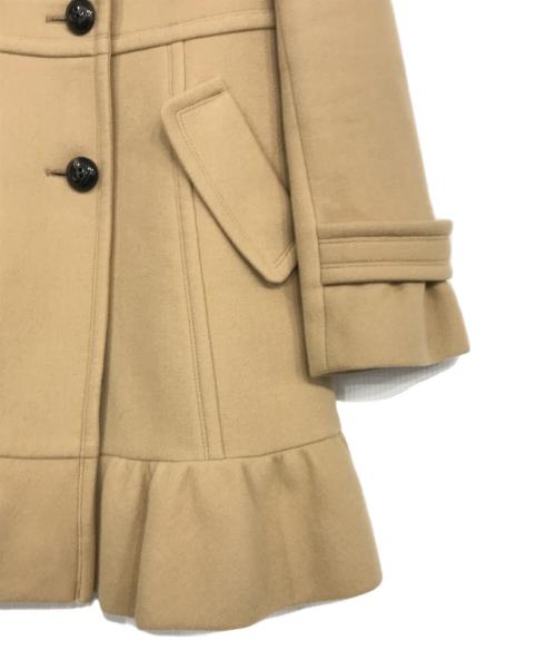 BURBERRY BLUE LABEL（バーバリーロンドンブルーレーベル）BURBERRY BLUE LABEL (バーバリーブルーレーベル) シングルフレアコート ベージュ サイズ:38の古着・服飾アイテム